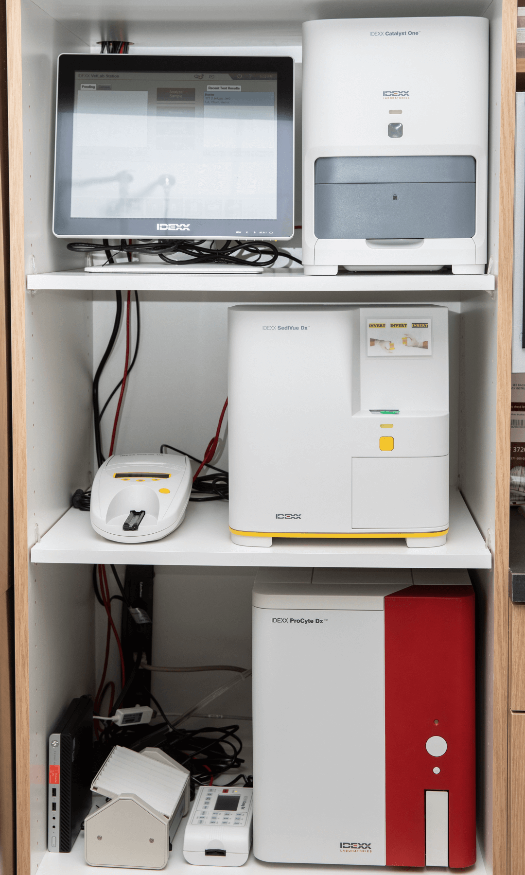 Machines in In-house diagnostic laboratory